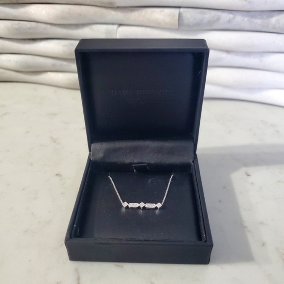 Dana Rebecca Station Diamond Bar Necklace - Picture 4 of 5